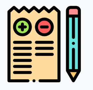 Einfache Karikatur eines Blatt Papiers und eines Stiftes. SEO Beratung bzw. Suchmaschinenoptimierung für ist essentiell bessere Rankings